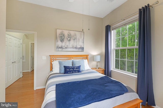 7 Booth St Unit 402, Gaithersburg, MD 20878 - bedroom featuring wood finished floors and baseboards