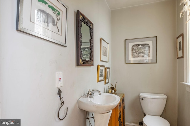 1117 S Carolina Ave SE, Washington, DC 20003 - half bathroom with toilet and a sink