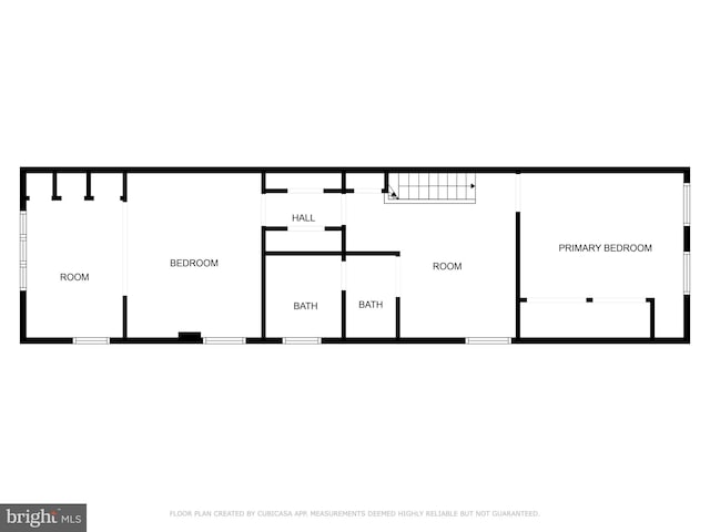 1117 S Carolina Ave SE, Washington, DC 20003 - view of floor plan / room layout