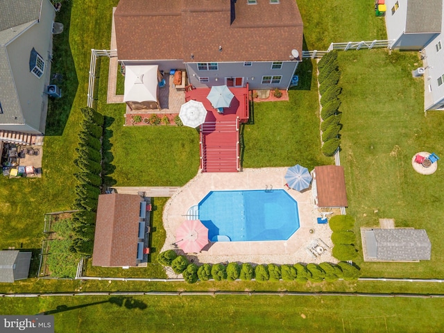 715 Dairy Dr, Middletown, DE 19709 - aerial view of a pool