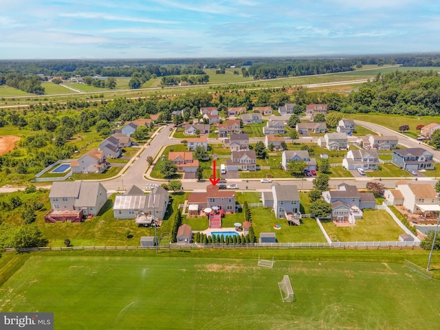 715 Dairy Dr, Middletown, DE 19709 - aerial perspective of suburban area featuring a tree filled landscape