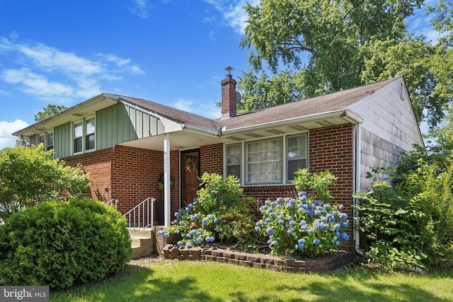 5614 Birch Ave, Pennsauken, NJ 08109 - single story home featuring brick siding and a chimney