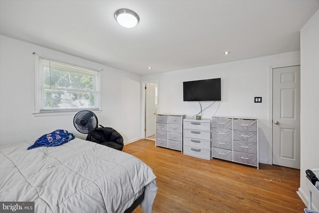 5614 Birch Ave, Pennsauken, NJ 08109 - bedroom with light wood-style flooring and recessed lighting