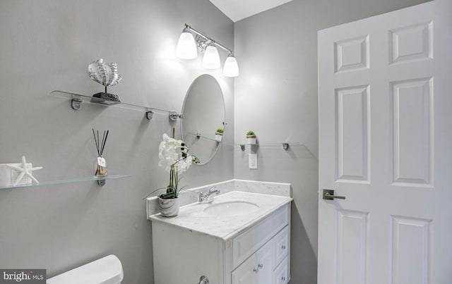 927 S Rolfe St Unit 2, Arlington, VA 22204 - half bathroom with vanity and toilet