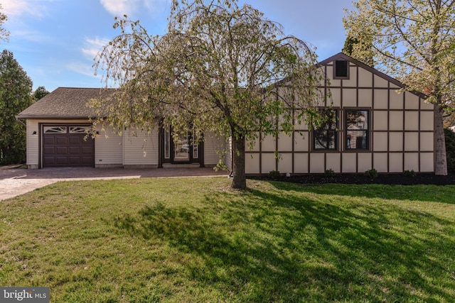 17 Haines Dr, Sewell, NJ 08080 - view of front of house featuring an attached garage, concrete driveway, a front yard, and a shingled roof