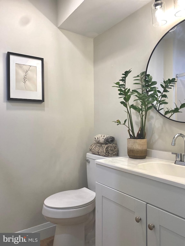 17 Haines Dr, Sewell, NJ 08080 - half bathroom featuring vanity and toilet