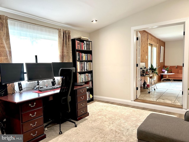 17 Haines Dr, Sewell, NJ 08080 - home office with light wood-style floors and baseboards