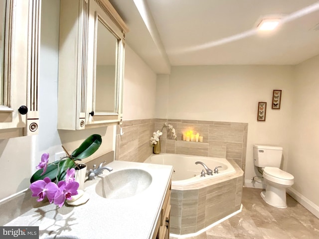 17 Haines Dr, Sewell, NJ 08080 - bathroom featuring a jetted tub and vanity