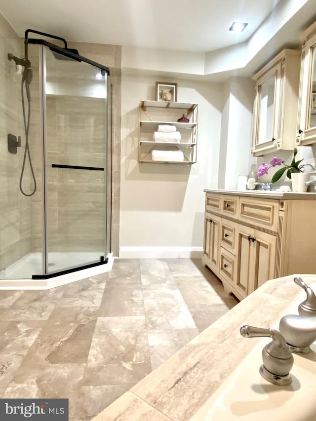 17 Haines Dr, Sewell, NJ 08080 - full bath featuring vanity and a stall shower