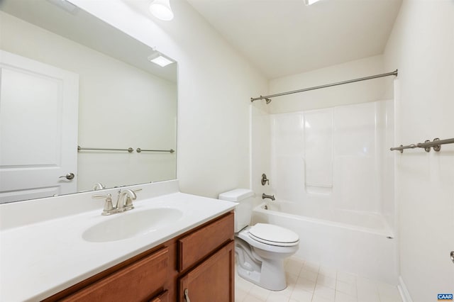 1614 Sawgrass Ct, Charlottesville, VA 22901 - bathroom with vanity, washtub / shower combination, and tile patterned floors