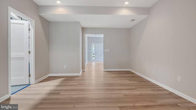 4724 Hanrahan Pl, Alexandria, VA 22309 - spare room with light wood-style floors and recessed lighting