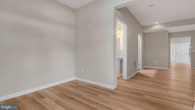 4724 Hanrahan Pl, Alexandria, VA 22309 - spare room featuring light wood-type flooring and recessed lighting