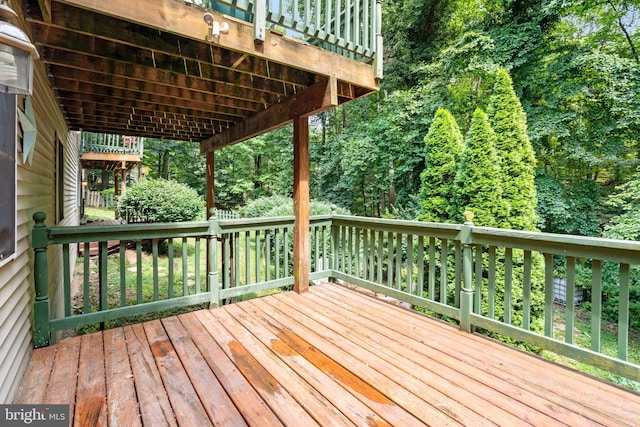 590 Vaught Dr, Front Royal, VA 22630 - view of wooden terrace