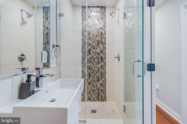 4106 Gault Pl NE Unit 3, Washington, DC 20019 - full bathroom with a stall shower and vanity