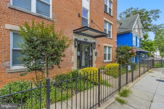 4106 Gault Pl NE Unit 3, Washington, DC 20019 - doorway to property with brick siding