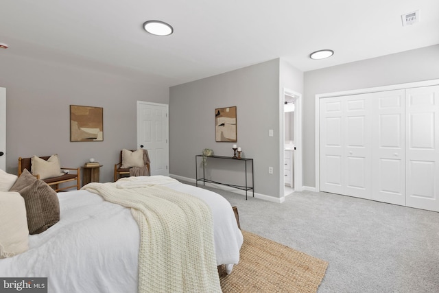 708 E Seminary, Towson, MD 21286 - carpeted bedroom with a closet and baseboards