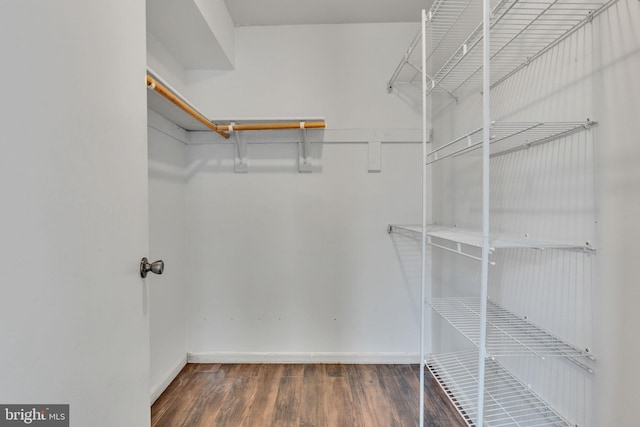 9216 Spring Acres Rd, Clinton, MD 20735 - walk in closet featuring wood finished floors