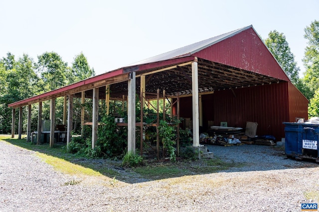 1 Cross County Rd, Mineral, VA 23117 - view of car parking with a pole building and a carport
