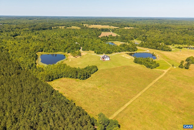 1 Cross County Rd, Mineral, VA 23117 - aerial view of a heavily wooded area and a nearby body of water