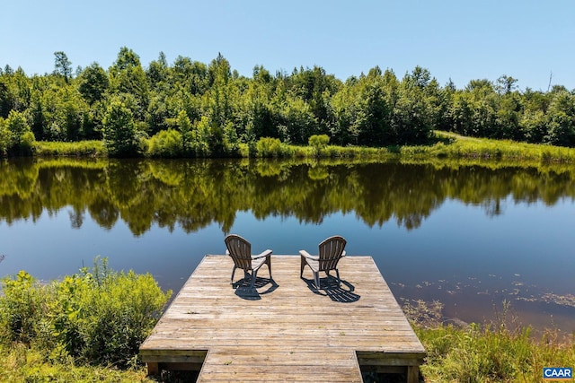 1 Cross County Rd, Mineral, VA 23117 - dock featuring a water view