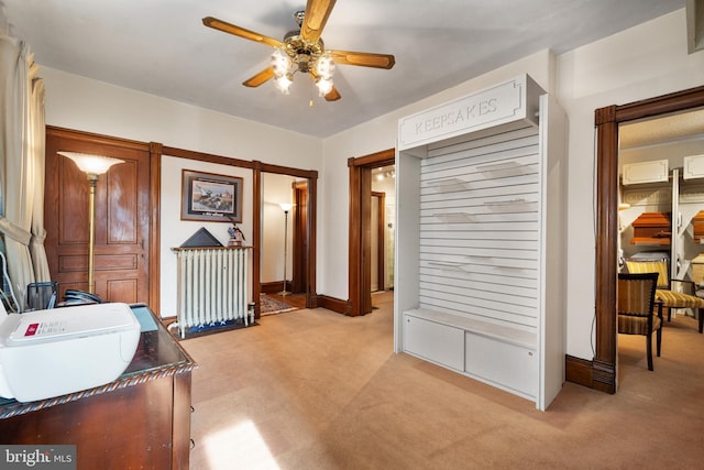2505-2507 High St, Port Norris, NJ 08349 - corridor featuring light colored carpet and baseboards