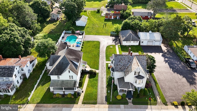 2505-2507 High St, Port Norris, NJ 08349 - aerial view of residential area with a pool area