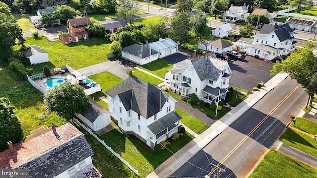 2505-2507 High St, Port Norris, NJ 08349 - aerial view of residential area with a pool area
