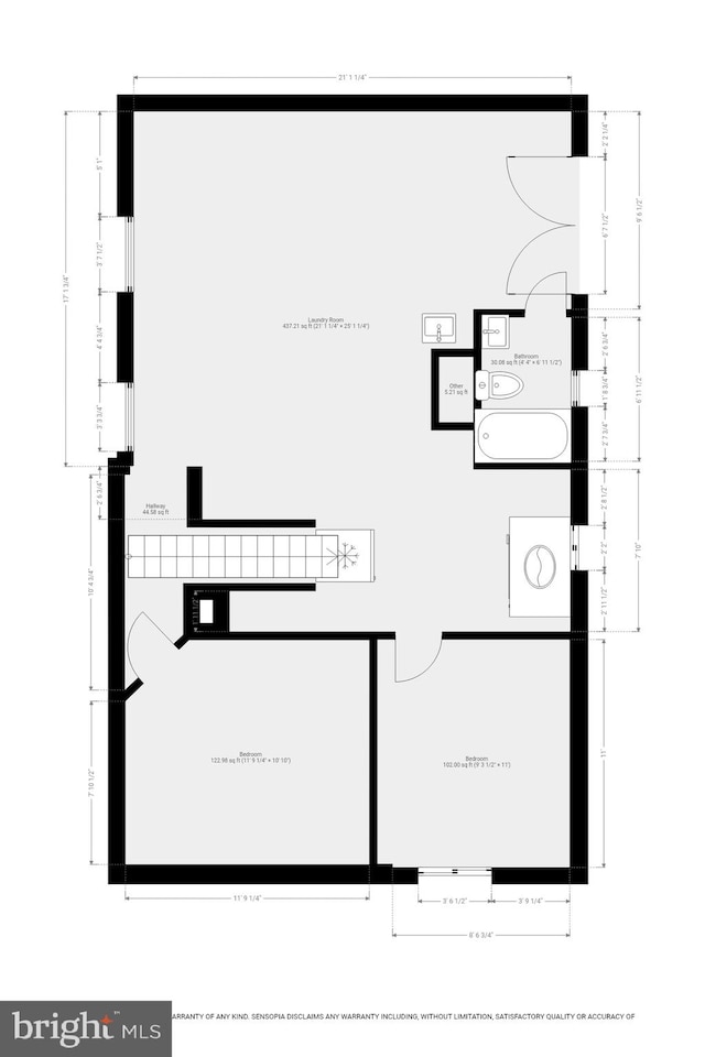 1614 Maryland Ave, Woodbridge, VA 22191 - view of property floor plan