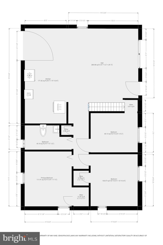 1614 Maryland Ave, Woodbridge, VA 22191 - view of home floor plan