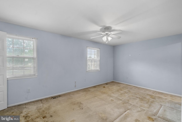 1804 Aberdeen Cir, Crofton, MD 21114 - carpeted spare room featuring a ceiling fan and baseboards