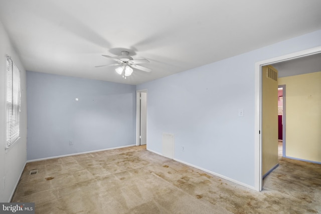 1804 Aberdeen Cir, Crofton, MD 21114 - spare room with ceiling fan and carpet flooring