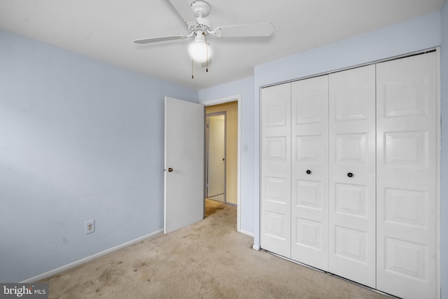 1804 Aberdeen Cir, Crofton, MD 21114 - unfurnished bedroom featuring carpet floors, a closet, and a ceiling fan