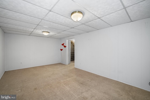 1804 Aberdeen Cir, Crofton, MD 21114 - carpeted spare room with a paneled ceiling