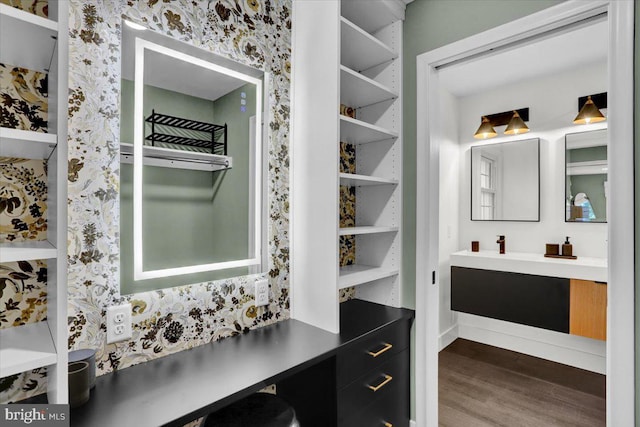 109 Wyomissing Blvd, Wyomissing, PA 19610 - spacious closet featuring dark wood finished floors