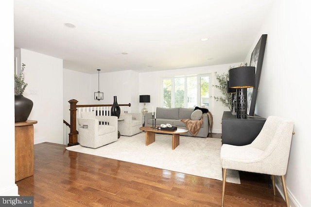 19023 Staleybridge Rd, Germantown, MD 20876 - living area with wood finished floors and baseboards