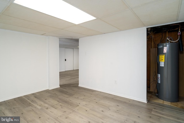 995 N Mildred St, Ranson, WV 25438 - finished basement featuring electric water heater and wood finished floors
