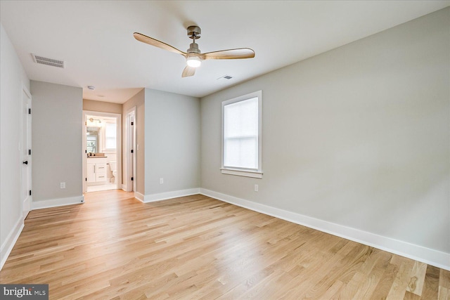 569 Riverside Dr, Princeton, NJ 08540 - unfurnished room featuring light wood finished floors and ceiling fan