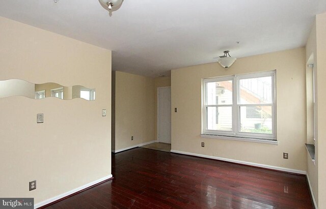 13406 Shady Knoll Dr Unit 105/G1, Silver Spring, MD 20904 - unfurnished room featuring hardwood / wood-style floors and baseboards