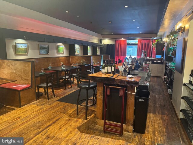 23 E Beverley St, Staunton, VA 24401 - bar featuring hardwood / wood-style flooring