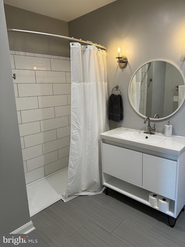 23 E Beverley St, Staunton, VA 24401 - full bath with a tile shower and vanity