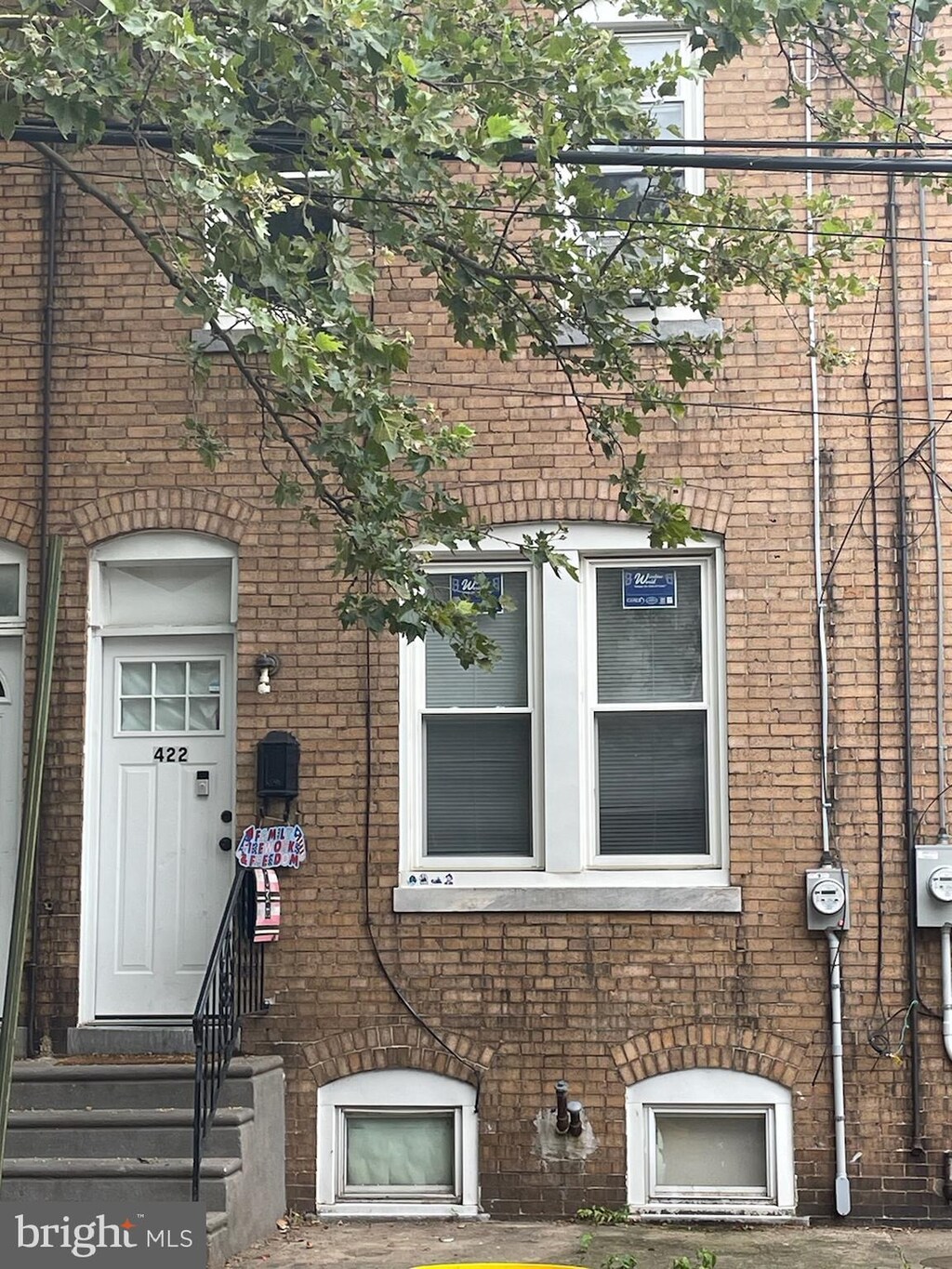 422 Viola St, Camden, NJ 08104 - property entrance with brick siding