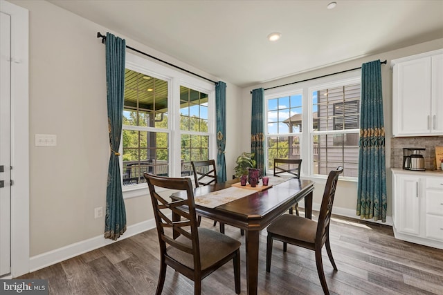 6071 Fallfish Ct, New Market, MD 21774 - dining area with wood finished floors and recessed lighting