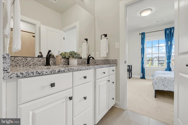 6071 Fallfish Ct, New Market, MD 21774 - ensuite bathroom featuring double vanity and tile patterned floors