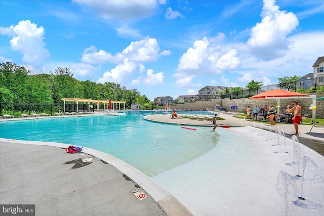 6071 Fallfish Ct, New Market, MD 21774 - community pool with a patio