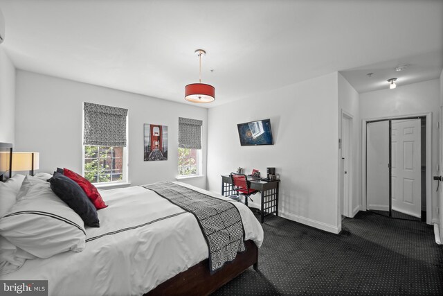 210 S High St, Baltimore, MD 21202 - bedroom with carpet floors and a wall unit AC