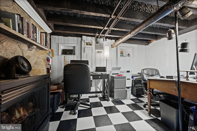 210 S High St, Baltimore, MD 21202 - home office featuring tile patterned floors