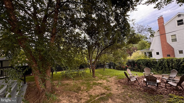 4309 Walther Ave, Baltimore, MD 21214 - view of yard with a fire pit
