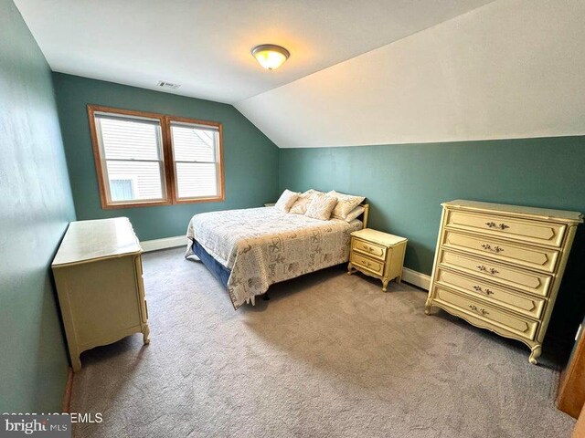 953 Capstan Dr, Forked River, NJ 08731 - bedroom featuring vaulted ceiling and carpet floors