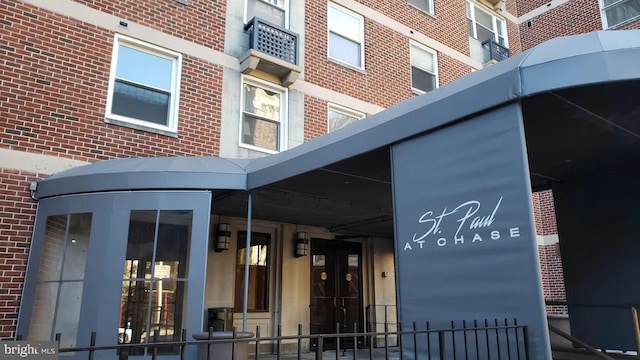 1101 Saint Paul St Unit 1212, Baltimore, MD 21202 - property entrance featuring brick siding