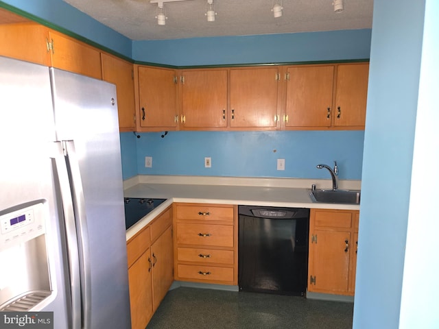 1101 Saint Paul St Unit 1212, Baltimore, MD 21202 - kitchen featuring black appliances and light countertops